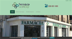 Desktop Screenshot of farmaciagordo.com